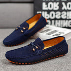 Gianni Perforierte Leder-Loafer – Herren Slip-On Lederschuhe