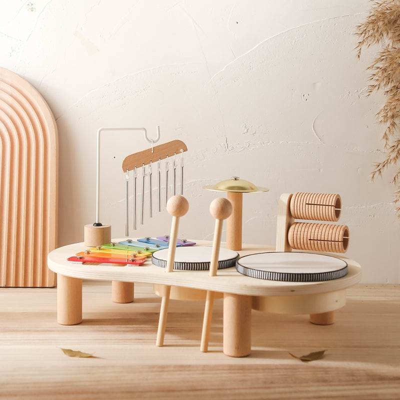 MelodyPlay – Holzmusikspielzeug All-in-One Instrument