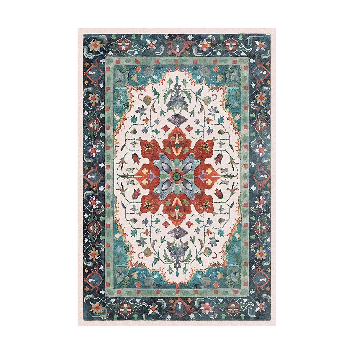 Luna Carpet – Waschbarer Perserteppich | Ideal Für Wohnzimmer & Komfort