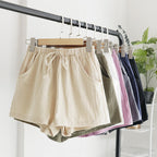 Lindy - Shorts Leinen- und Baumwollmischung