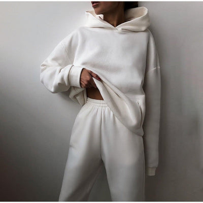 Damen Oversize‑Hoodie & Jogger‑Set | Komfortabler Passform