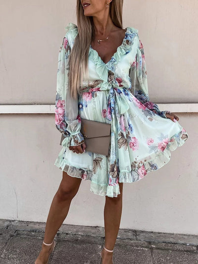 Kleid mit | blumendruck