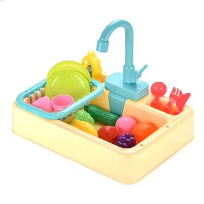 Miniwash pro | realistischer spielzeug-geschirrspüler für kleine küchenhelden