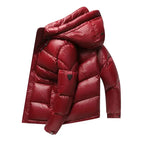 Winter Herren Daunenjacke | Mit Kapuze Und Langarm Für Wärme Und Komfort