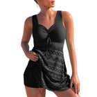 Damen Tankini-Set aus Nylon und Elasthan | Zweiteilige Bademode | Strand- und Poolaktivitäten | Schmid