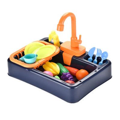 Miniwash pro | realistischer spielzeug-geschirrspüler für kleine küchenhelden