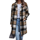 Damenjacke aus Baumwollmischung | Langarmjacke mit Umgeschlagenem Kragen und Knopfleiste | Alltag und Freizeit | Schmid