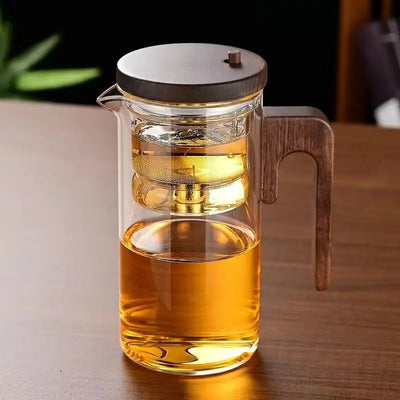 ZenFusion | luxus-glasteekanne mit innovativem infuser und zeitlosem design