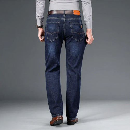 Baumwoll - Jeans mit geradem Schnitt für Herren