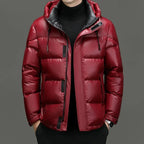 Winter Herren Daunenjacke | Mit Kapuze Und Langarm Für Wärme Und Komfort