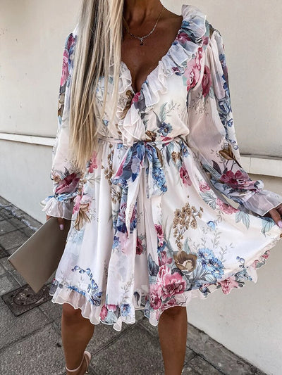 Kleid mit | blumendruck