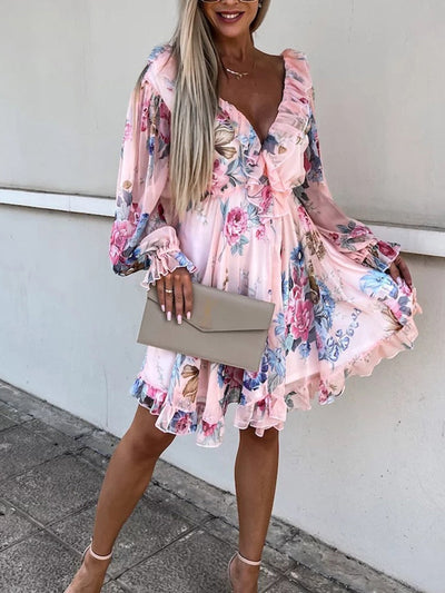 Kleid mit | blumendruck