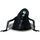 Halloween-Haaraufkleber | Selbstklebend & Abnehmbar | Schwarze Horror-Dekoration für Böden, Fenster & Glatte Oberflächen | Schmid