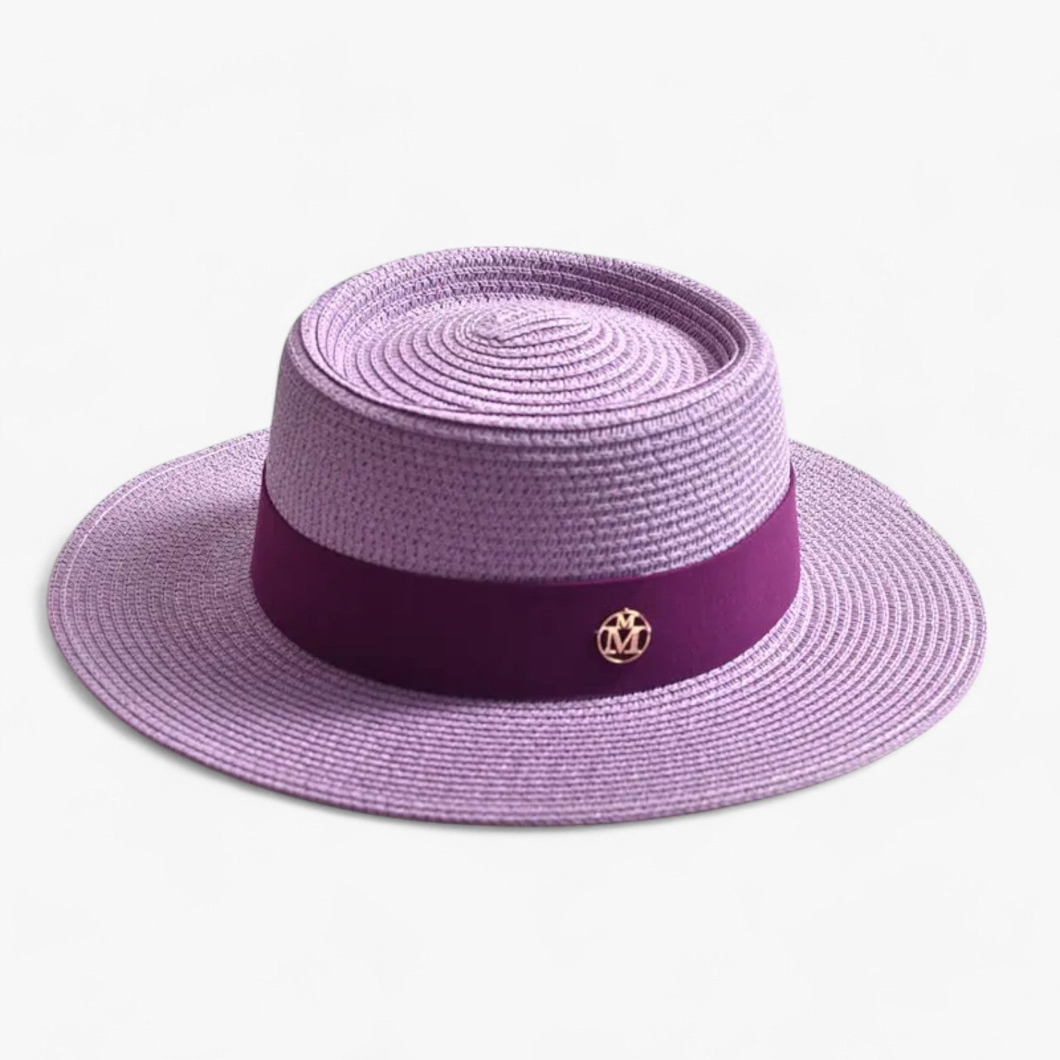 Damen Strohhut – Sommerhut, Geflochtenes Material, Breite Krempe