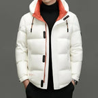 Winter Herren Daunenjacke | Mit Kapuze Und Langarm Für Wärme Und Komfort