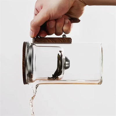 ZenFusion | luxus-glasteekanne mit innovativem infuser und zeitlosem design