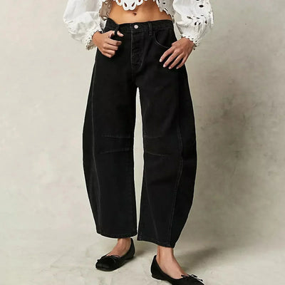 Jeans l mit weitem Bein für Damen
