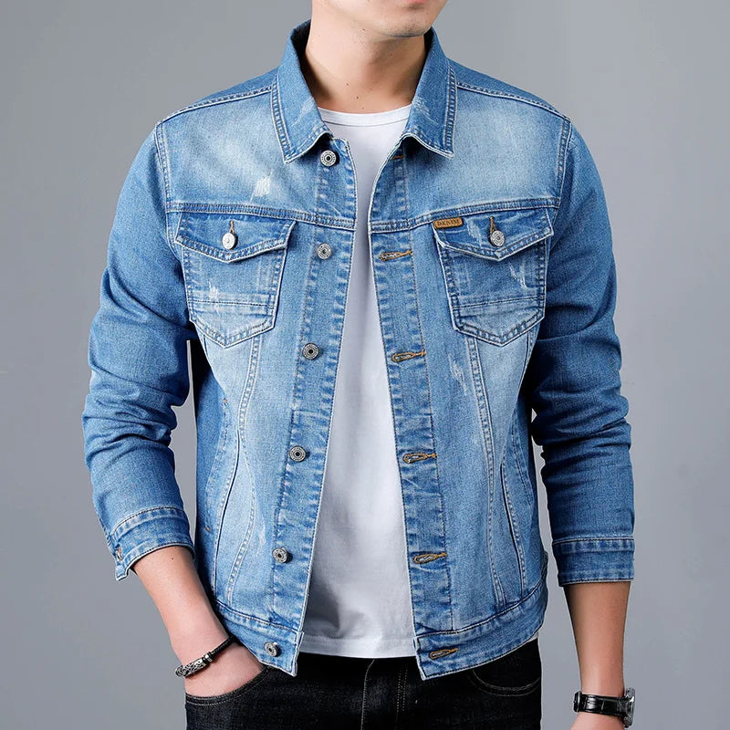 Billy Denim‑Jacke – Herren Langärmlige Jeansjacke
