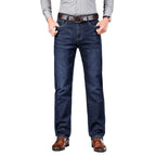 Baumwoll - Jeans mit geradem Schnitt für Herren