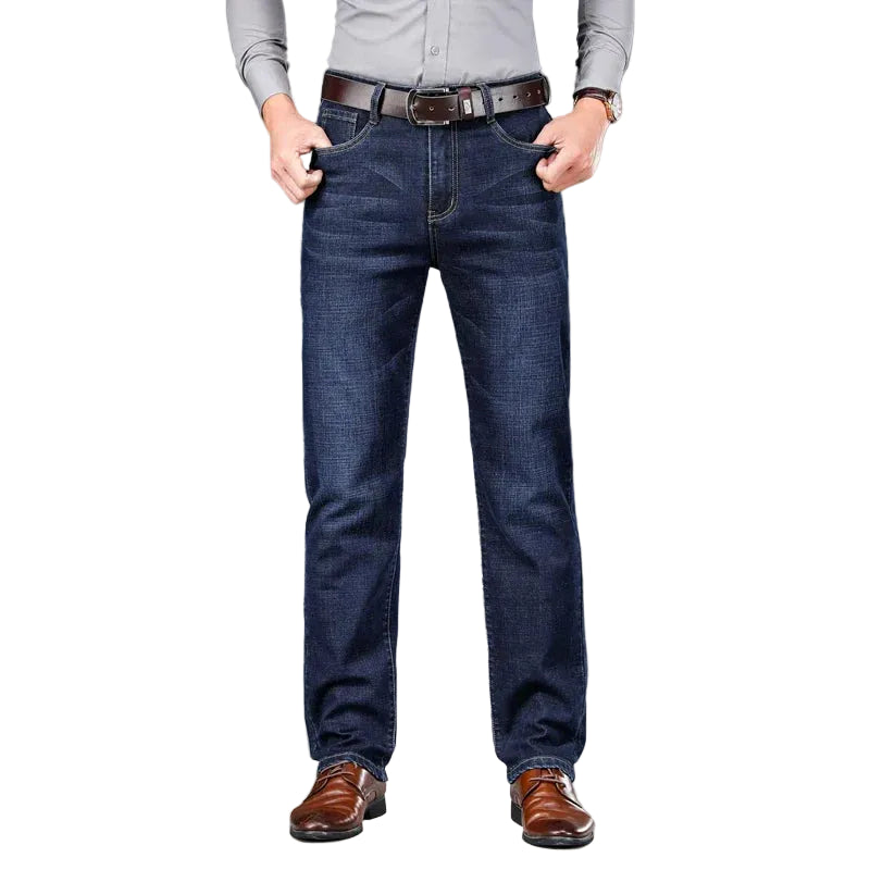 Baumwoll - Jeans mit geradem Schnitt für Herren