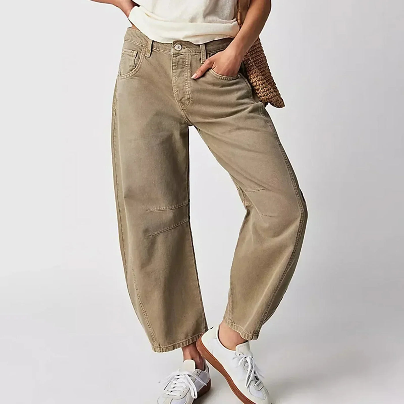 Jeans l mit weitem Bein für Damen