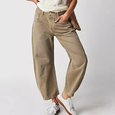 Jeans l mit weitem Bein für Damen