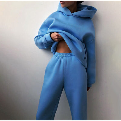 Damen Oversize‑Hoodie & Jogger‑Set | Komfortabler Passform