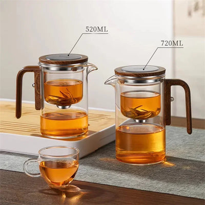 ZenFusion | luxus-glasteekanne mit innovativem infuser und zeitlosem design