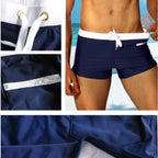 Moderne Herren Badehose – Schnelltrocknende Badeshorts Mit Elastischem Bund