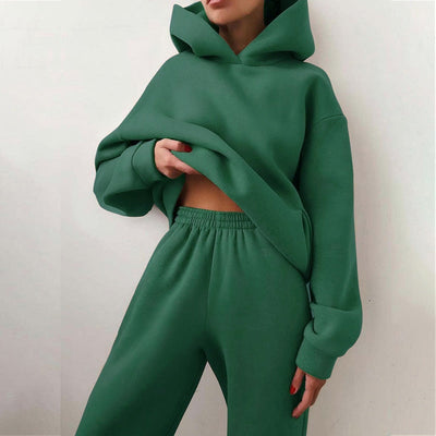 Damen Oversize‑Hoodie & Jogger‑Set | Komfortabler Passform