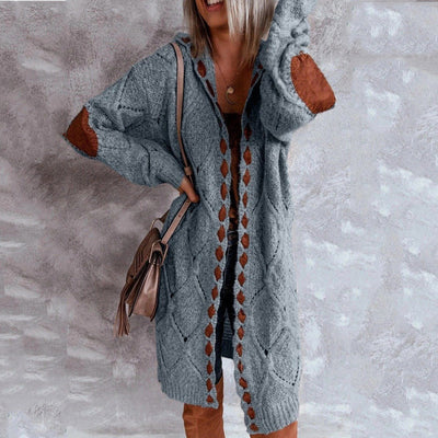 Loretta | Eleganter Strickpullover mit Kapuze im Vintage-Stil