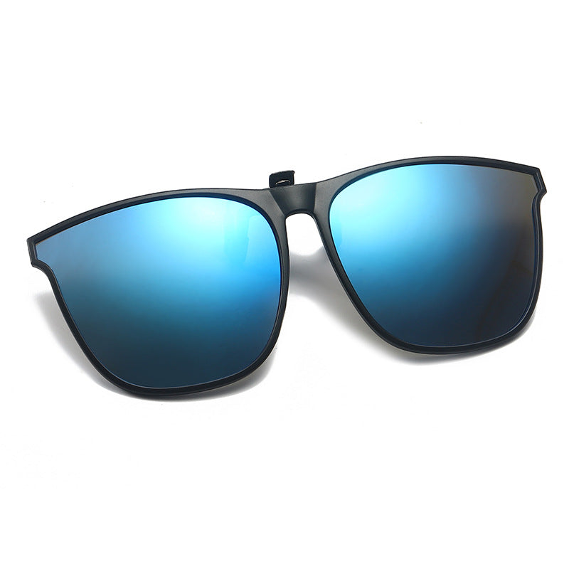Clip-On Sonnenbrille | Polarisierte TAC-Gläser & UV400-Schutz | Faltbares Legierungsdesign für Korrektionsbrillen | Schmid