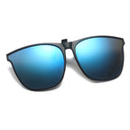 Clip-On Sonnenbrille | Polarisierte TAC-Gläser & UV400-Schutz | Faltbares Legierungsdesign für Korrektionsbrillen | Schmid