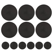 schwarzes Set