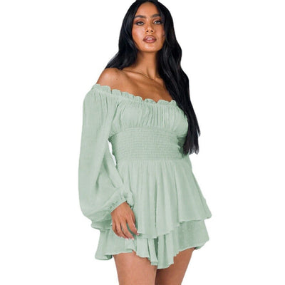 Off-shoulder | rüschenjurk