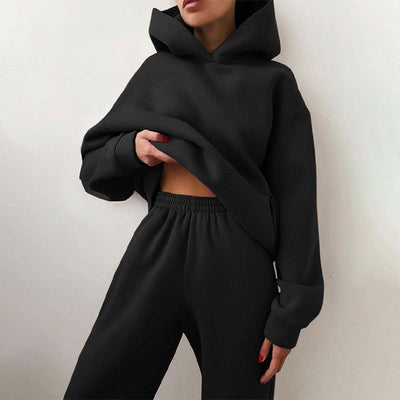 Damen Oversize‑Hoodie & Jogger‑Set | Komfortabler Passform