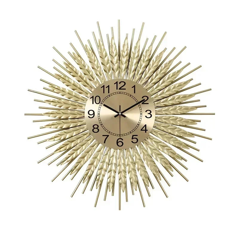 Veteax Wanduhr | Symbolische Einrichtung für Wohnzimmer, Wohlstand und Einheit