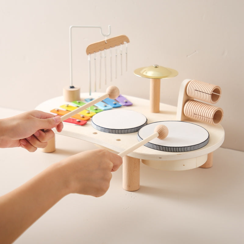 MelodyPlay – Holzmusikspielzeug All-in-One Instrument