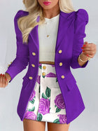Kyara Damen Zweiteiler – Blazer und Rock Set