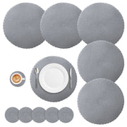 geflochtenes graues Set