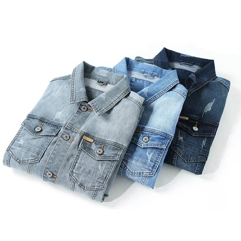 Billy Denim‑Jacke – Herren Langärmlige Jeansjacke