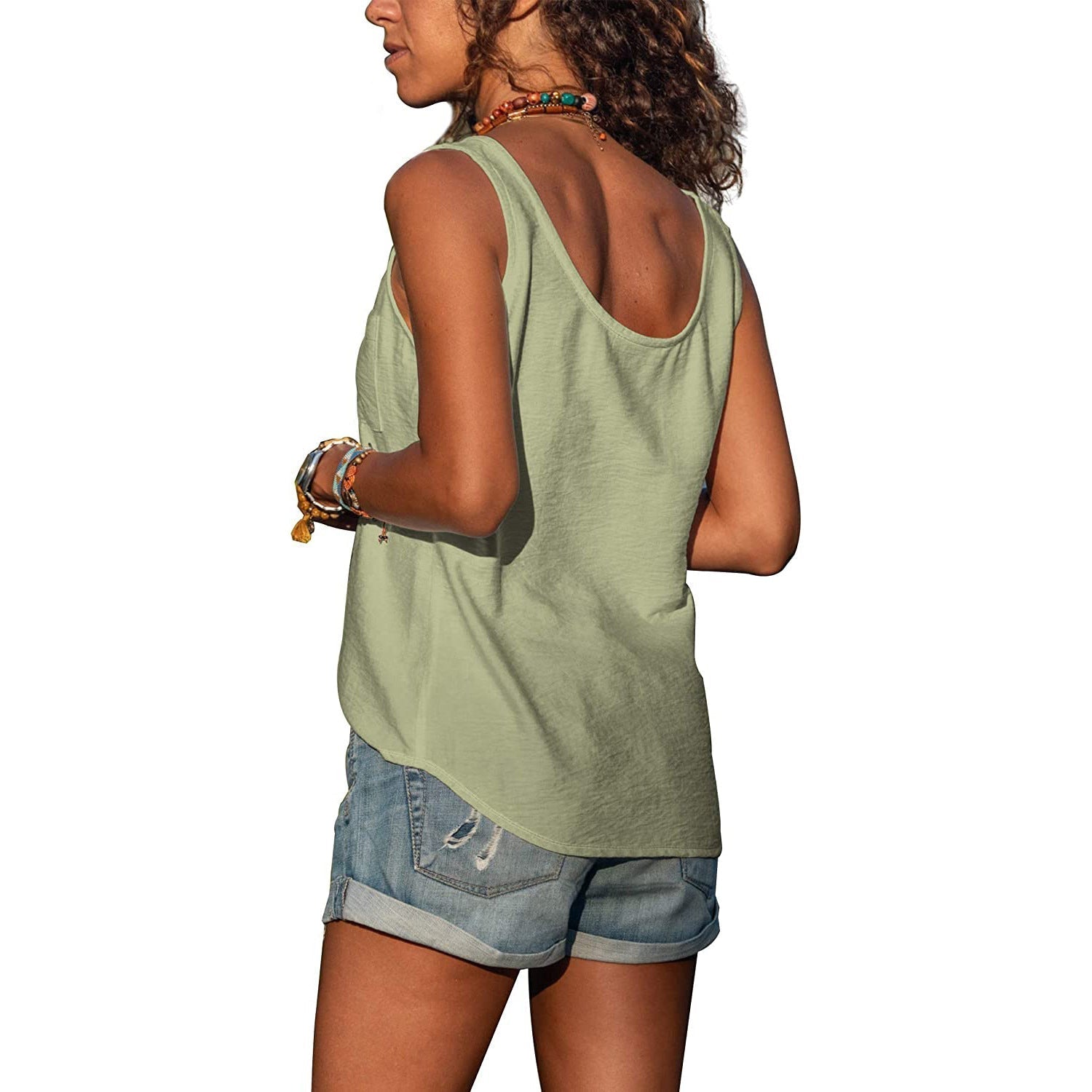 Damen - Tanktop im Eleganten Stil