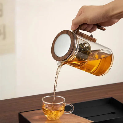 ZenFusion | luxus-glasteekanne mit innovativem infuser und zeitlosem design