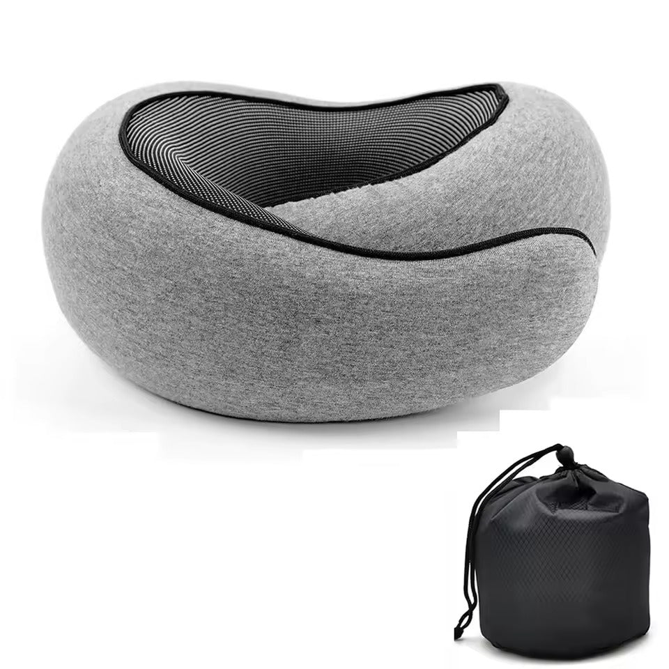 Schnecken-reisekissen | memory-foam für bequeme nackenstütze