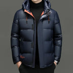 Winter Herren Daunenjacke | Mit Kapuze Und Langarm Für Wärme Und Komfort