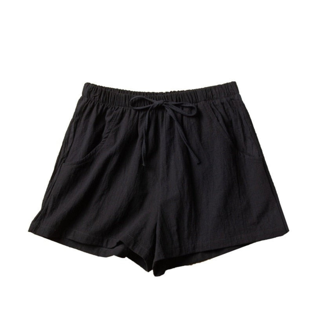 Lindy - Shorts Leinen- und Baumwollmischung