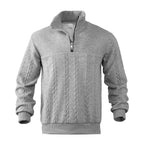 Camden Sweatshirt mit Viertel‑Reißverschluss – Herren Langarm‑Sweatshirt