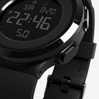 Digitale LED-Uhr | 5 ATM Wasserschutz & Verstellbares Silikonarmband | Armbanduhr mit Alarm & Stoppuhr für die tägliche Zeitanzeige | Schmid