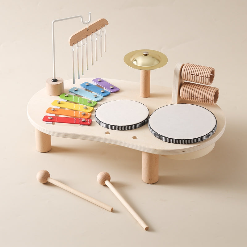 MelodyPlay – Holzmusikspielzeug All-in-One Instrument