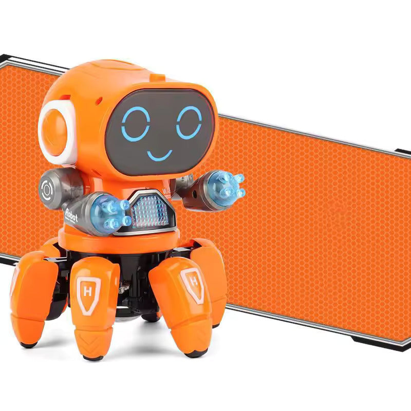 RoboGroove – Interaktiver singender und tanzender Roboter mit LED-Lichtern
